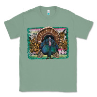 Sage thanksgiving turkey with background Classic Tee - RanaPortraitStore