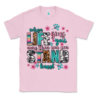 Bubblegum Pink when life gives you more than you can stand kneel Classic Tee - AdoDesignShop
