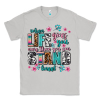 Moon Dust when life gives you more than you can stand kneel Classic Tee - AdoDesignShop