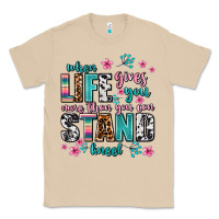 Mushroom when life gives you more than you can stand kneel Classic Tee - AdoDesignShop