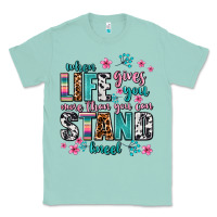 Seafoam when life gives you more than you can stand kneel Classic Tee - AdoDesignShop
