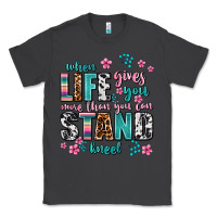 Smoke when life gives you more than you can stand kneel Classic Tee - AdoDesignShop