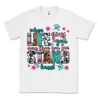 White when life gives you more than you can stand kneel Classic Tee - AdoDesignShop