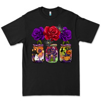 Black halloween jars rose Premium Tee - BarkalooDesign