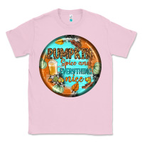 Bubblegum Pink pumpkin spice and everythink nice earrings Classic Tee - BundleAndBundleShop