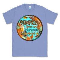 Colony Blue pumpkin spice and everythink nice earrings Classic Tee - BundleAndBundleShop