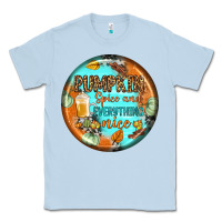 Dusty Blue pumpkin spice and everythink nice earrings Classic Tee - BundleAndBundleShop