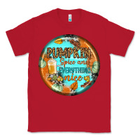 Red pumpkin spice and everythink nice earrings Classic Tee - BundleAndBundleShop