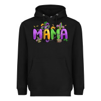 Black mardi gras mama Heavyweight Hoodie - MaliasSmallBusiness