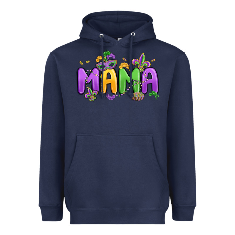 Mardi Gras Mama Heavyweight Hoodie by MaliasSmallBusiness | Teevron