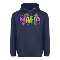 Navy mardi gras mama Heavyweight Hoodie - MaliasSmallBusiness
