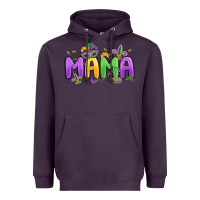Plum mardi gras mama Heavyweight Hoodie - MaliasSmallBusiness