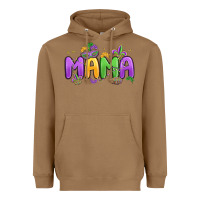 Toasted Coconut mardi gras mama Heavyweight Hoodie - MaliasSmallBusiness