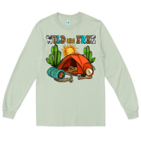 Matcha wild and free camp Long Sleeve Tee - AdoDesignShop
