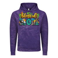 Cloud Purple blessed mom Vintage Hoodie - Zillion Design Studio