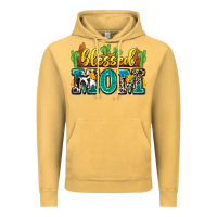 Vintage Mustard blessed mom Vintage Hoodie - Zillion Design Studio