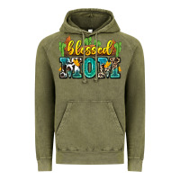 Vintage Olive blessed mom Vintage Hoodie - Zillion Design Studio