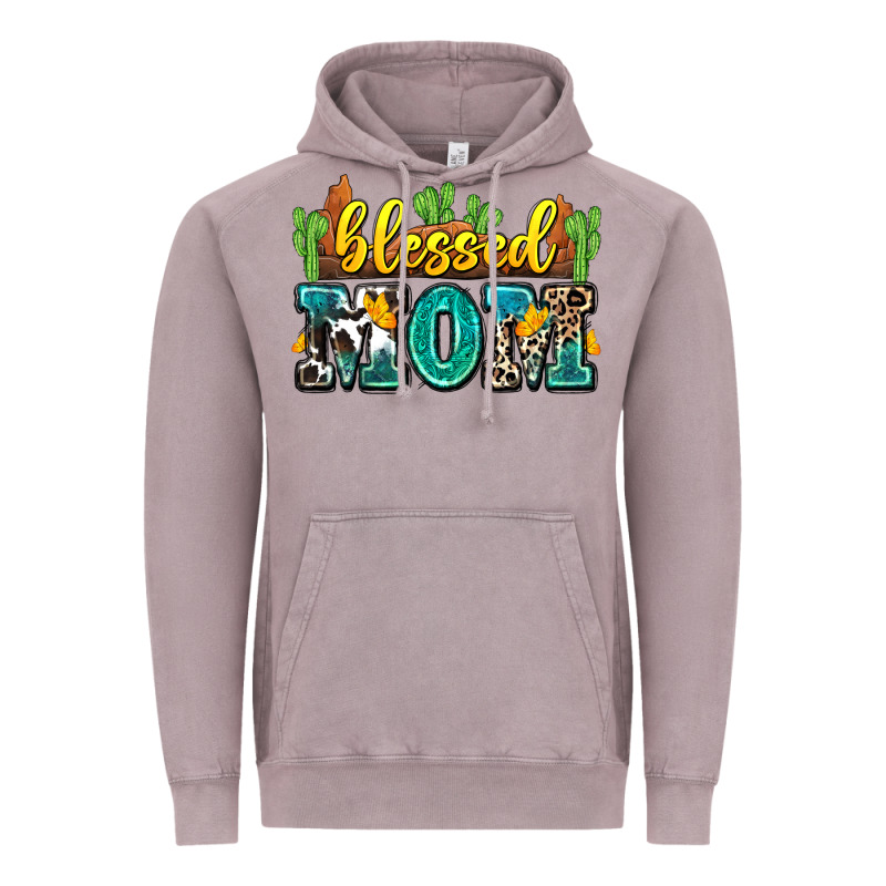 Blessed Mom Vintage Hoodie by Zillion Design Studio | Teevron
