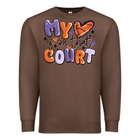 Chestnut my heart is on that court Premium Sweatshirt - MaliasSmallBusiness
