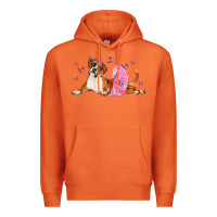 Carrot boxer dog with tutu Premium Hoodie - LillyAllenDesigns