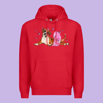 Boxer Dog With Tutu Premium Hoodie Designed By Lillyallendesigns