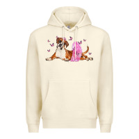 Sandshell boxer dog with tutu Premium Hoodie - LillyAllenDesigns
