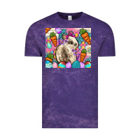 Cloud Purple Easter Bunny tumbler Easter Day Vintage Tee - Neo Western