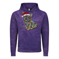 Cloud Purple christmas french bulldog Vintage Hoodie - RanaPortraitStore