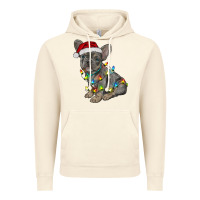 Vintage Artic christmas french bulldog Vintage Hoodie - RanaPortraitStore