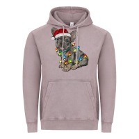 Vintage Zinc christmas french bulldog Vintage Hoodie - RanaPortraitStore