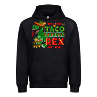 Black Tacosaurus Rex Urban Hoodie - texasbilliewilder