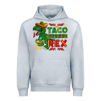 Heather Grey Tacosaurus Rex Urban Hoodie - texasbilliewilder