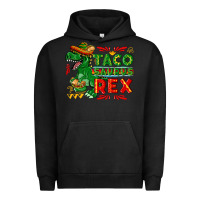 Pigment Black Tacosaurus Rex Urban Hoodie - texasbilliewilder