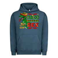 Pigment Midnight Navy Tacosaurus Rex Urban Hoodie - texasbilliewilder