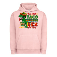 Pigment Salmon Tacosaurus Rex Urban Hoodie - texasbilliewilder
