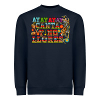 Navy ay ay ay canta y no llores Heavyweight Sweatshirt - CTS Tumbler Store