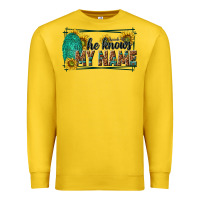 Lemon he knows my name isaiah 43 1 Premium Sweatshirt - NancyCooperArtShop