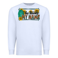 White he knows my name isaiah 43 1 Premium Sweatshirt - NancyCooperArtShop