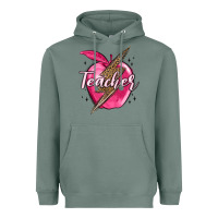 Sage teacher lightning bolt valentine s day Heavyweight Hoodie - MaliasSmallBusiness