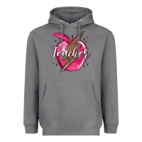 Storm teacher lightning bolt valentine s day Heavyweight Hoodie - MaliasSmallBusiness