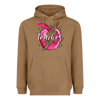 Toasted Coconut teacher lightning bolt valentine s day Heavyweight Hoodie - MaliasSmallBusiness