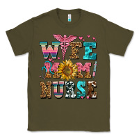 Army Green wife mom nurse Classic Tee - AdoDesignShop