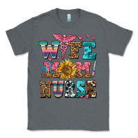 Charcoal Heather wife mom nurse Classic Tee - AdoDesignShop