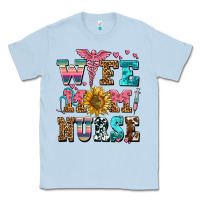 Dusty Blue wife mom nurse Classic Tee - AdoDesignShop