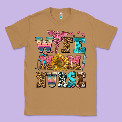 Wife Mom Nurse Classic Tee Designed By Adodesignshop