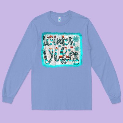 Winter Vibes Long Sleeve Tee Designed By Jahusdesignshop