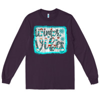 Plum winter vibes Long Sleeve Tee - JahusDesignShop