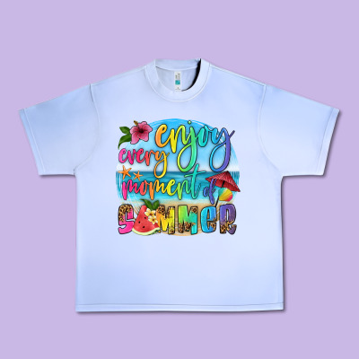 Enjoy Every Moment Of Summer Urban Heavy Tee Designed By Hra Design Shop