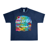 Navy enjoy every moment of summer Urban Heavy Tee - HRA Design Shop