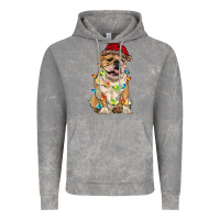 Cloud Rock christmas bulldog Vintage Hoodie - RanaPortraitStore